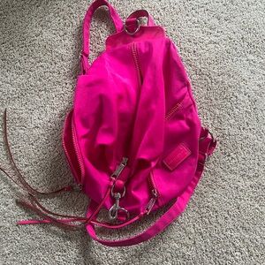 Pink Rebecca Minkoff Backpack